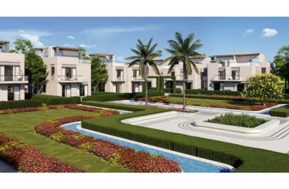 Twin House - 4 Bedrooms - 4 Bathrooms for sale in Lake West - Sheikh Zayed Compounds - Sheikh Zayed City - Giza