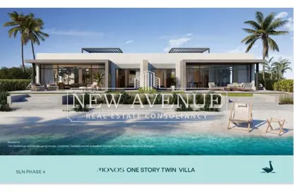 منزل مزدوج - 4 غرف نوم - 4 حمامات للبيع في سوان ليك الساحل الشمالي - قسم الضبعة - الساحل الشمالي