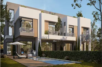 Townhouse - 3 Bedrooms - 4 Bathrooms for sale in Lugar - New Zayed City - Sheikh Zayed City - Giza