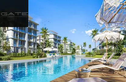 تاون هاوس - 3 غرف نوم - 3 حمامات للبيع في مارسيليا بيتش 5 - راس الحكمة - الساحل الشمالي