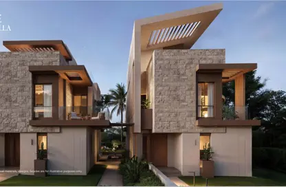 Twin House - 4 Bedrooms - 4 Bathrooms for sale in Caesar Island - Ras Al Hekma - North Coast
