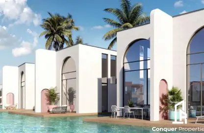 Duplex - 2 Bedrooms - 2 Bathrooms for sale in June - Ras Al Hekma - North Coast