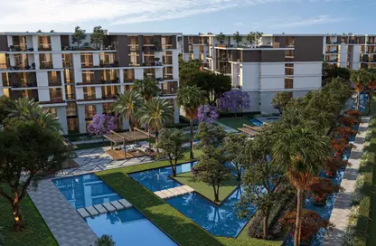 Apartment - 3 Bedrooms - 2 Bathrooms for sale in Aqmar - Al Wahat Road - 6 October City - Giza