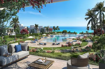 Twin House - 3 Bedrooms - 3 Bathrooms for sale in Seashore - Ras Al Hekma - North Coast