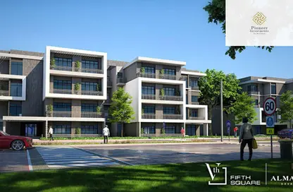 شقة - 3 غرف نوم - 2 حمامات للبيع في مون ريزيدنس - فيفث سكوير - التجمع الخامس - مدينة القاهرة الجديدة - القاهرة