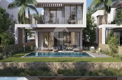 Twin House - 3 Bedrooms - 3 Bathrooms for sale in Azha North - Ras Al Hekma - North Coast
