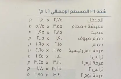 شقة - 3 غرف نوم - 2 حمامات للبيع في مدينتي - القاهرة