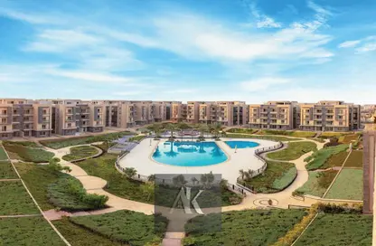 شقة - 3 غرف نوم - 3 حمامات للبيع في ساحة الفيلا - فيفث سكوير - التجمع الخامس - مدينة القاهرة الجديدة - القاهرة