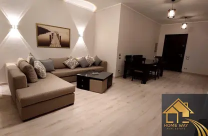 Apartment - 1 Bedroom - 1 Bathroom for rent in Palm Hills Village Gate - South Investors Area - New Cairo City - Cairo
