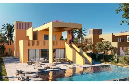 Twin House - 3 Bedrooms - 4 Bathrooms for sale in Shedwan Resort - Al Gouna - Hurghada - Red Sea