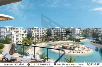 Chalet - 2 Bedrooms - 2 Bathrooms for sale in Seashore - Ras Al Hekma - North Coast