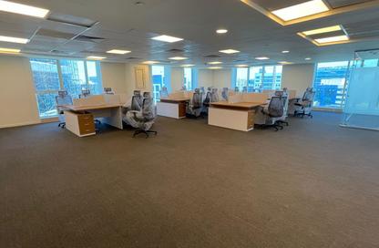 Office Space - Studio - 2 Bathrooms for rent in V90 - North Teseen St. - The 5th Settlement - New Cairo City - Cairo