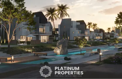 Twin House - 4 Bedrooms - 4 Bathrooms for sale in Rivers - New Zayed City - Sheikh Zayed City - Giza