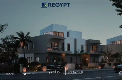 Twin House - 4 Bedrooms - 4 Bathrooms for sale in Rosail City - Mostakbal City Compounds - Mostakbal City - Future City - Cairo