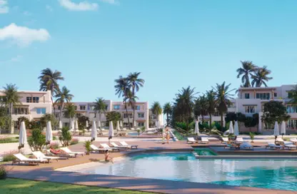 Chalet - 2 Bedrooms - 3 Bathrooms for sale in Azha North - Ras Al Hekma - North Coast