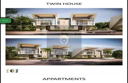Townhouse - 3 Bedrooms - 3 Bathrooms for sale in Capital Green Compound - New Zayed City - Sheikh Zayed City - Giza