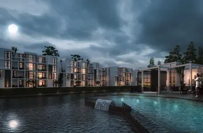 Chalet - 2 Bedrooms - 2 Bathrooms for sale in Ramla Lakeside - Qesm Ad Dabaah - North Coast