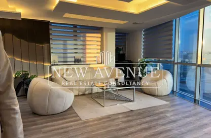 Office Space - Studio - 2 Bathrooms for rent in Bank Center Street - South Teseen St. - The 5th Settlement - New Cairo City - Cairo