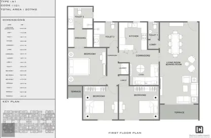 Apartment - 4 Bedrooms - 3 Bathrooms for sale in Bait Alwatan - New Obour City - Qalyubia