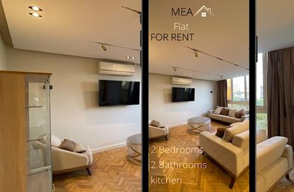 Apartment - 2 Bedrooms - 2 Bathrooms for rent in Street 214 - Degla - Hay El Maadi - Cairo