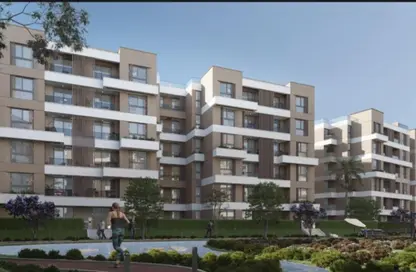 Apartment - 2 Bedrooms - 2 Bathrooms for sale in Aqmar - Al Wahat Road - 6 October City - Giza