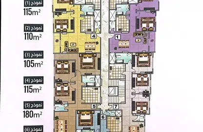 شقة - 3 غرف نوم - 2 حمامات للبيع في البوابة الرابعة - مينا - حدائق الاهرام - الجيزة