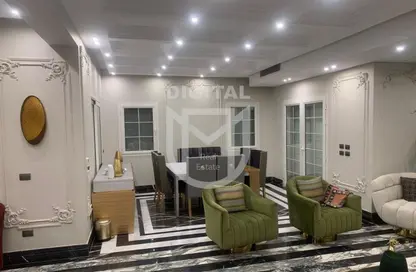 Twin House - 4 Bedrooms - 4 Bathrooms for rent in Garden Residence - New Cairo City - Cairo