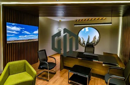 Office Space - Studio - 3 Bathrooms for rent in Bank Center Street - South Teseen St. - The 5th Settlement - New Cairo City - Cairo