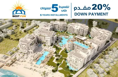 Apartment - 1 Bedroom - 1 Bathroom for sale in Al Dau Strand - Hurghada - Red Sea