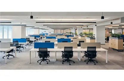 Office Space - Studio - 3 Bathrooms for rent in N 90 BUSINESS COMPLEX - North Teseen St. - The 5th Settlement - New Cairo City - Cairo
