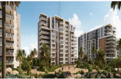 Apartment - Studio - 1 Bathroom for sale in Park Side Residence - Zed Towers - Sheikh Zayed Compounds - Sheikh Zayed City - Giza