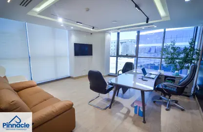 Office Space - Studio - 1 Bathroom for rent in Golden Tower 1 - MU-23 - New Capital City - Cairo