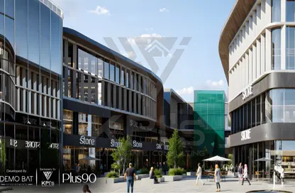 Office Space - Studio - 1 Bathroom for sale in Plus 90 Mall - North Teseen St. - The 5th Settlement - New Cairo City - Cairo