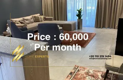Apartment - 2 Bedrooms - 2 Bathrooms for rent in Lake View Residence - 5th Settlement Compounds - The 5th Settlement - New Cairo City - Cairo