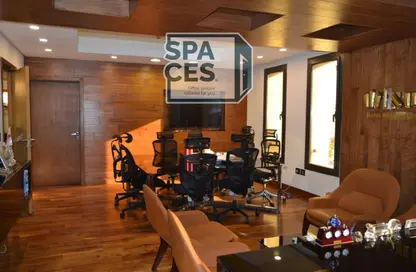 Office Space - Studio - 2 Bathrooms for rent in Bank Center Street - South Teseen St. - The 5th Settlement - New Cairo City - Cairo