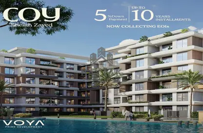 Apartment - 2 Bedrooms - 1 Bathroom for sale in Coy - Sheikh Zayed Compounds - Sheikh Zayed City - Giza