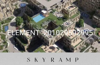 Apartment - 1 Bedroom - 2 Bathrooms for sale in Skyramp - Sheikh Zayed City - Giza