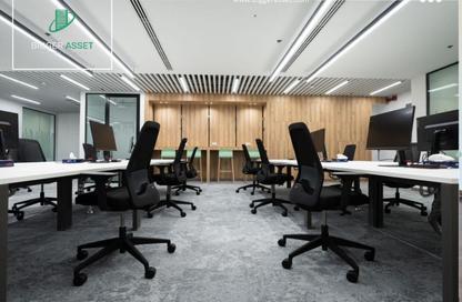 Office Space - Studio - 2 Bathrooms for rent in Cairo Festival City - North Investors Area - New Cairo City - Cairo