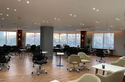 Office Space - Studio - 1 Bathroom for rent in Bank Center Street - South Teseen St. - The 5th Settlement - New Cairo City - Cairo