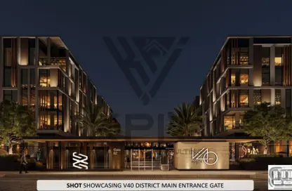 Office Space - Studio - 1 Bathroom for sale in V40 - North Teseen St. - The 5th Settlement - New Cairo City - Cairo