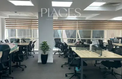 Office Space - Studio - 2 Bathrooms for rent in V90 - North Teseen St. - The 5th Settlement - New Cairo City - Cairo