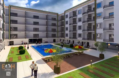 Apartment - 2 Bedrooms - 1 Bathroom for sale in El Kawther District - Hurghada - Red Sea