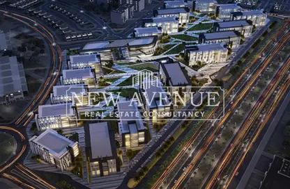 Office Space - Studio - 1 Bathroom for sale in Hyde Park Business District Mall - South Teseen St. - The 5th Settlement - New Cairo City - Cairo