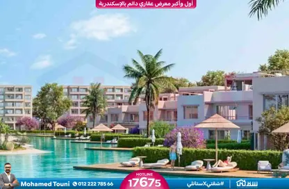 شقة - 2 حمامات للبيع في هاسيندا وترز - قسم الضبعة - الساحل الشمالي