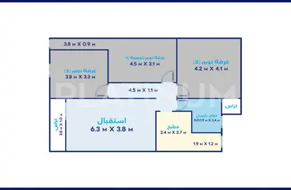 Apartment - 3 Bedrooms - 1 Bathroom for sale in Shaarawy St. - Laurent - Hay Sharq - Alexandria