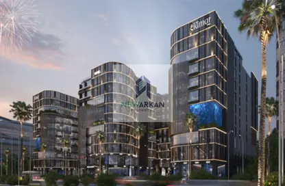 Office Space - Studio - 1 Bathroom for sale in Central Axis - 8th District - 6 October City - Giza