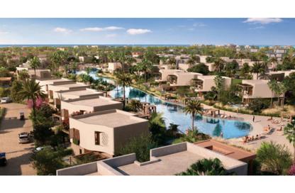 Chalet - 2 Bedrooms - 2 Bathrooms for sale in Ramla Lakeside - Qesm Ad Dabaah - North Coast