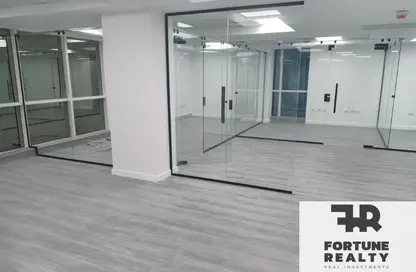 Office Space - Studio - 2 Bathrooms for rent in Business Plus - North Teseen St. - The 5th Settlement - New Cairo City - Cairo