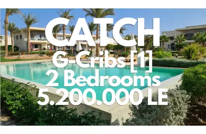 Apartment - 2 Bedrooms - 2 Bathrooms for sale in G Cribs - Al Gouna - Hurghada - Red Sea