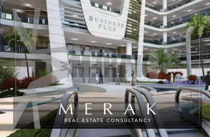 Office Space - Studio - 1 Bathroom for rent in Business Plus - North Teseen St. - The 5th Settlement - New Cairo City - Cairo